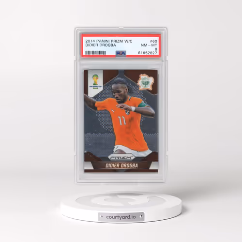 2014 Panini Prizm World Cup #60 Didier Drogba (PSA 8 NM-MT)