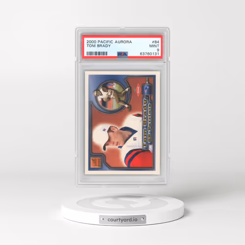 2000 Pacific Aurora #84 Tom Brady (PSA 9 MINT)