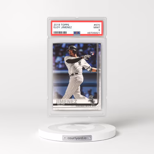 2019 Topps #670 Eloy Jimenez (PSA 9 MINT)