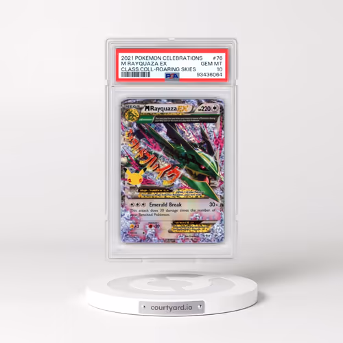 2021 Pokémon Celebrations Classic Collection #76 M Rayquaza EX - Holo (PSA 10 GEM MINT)