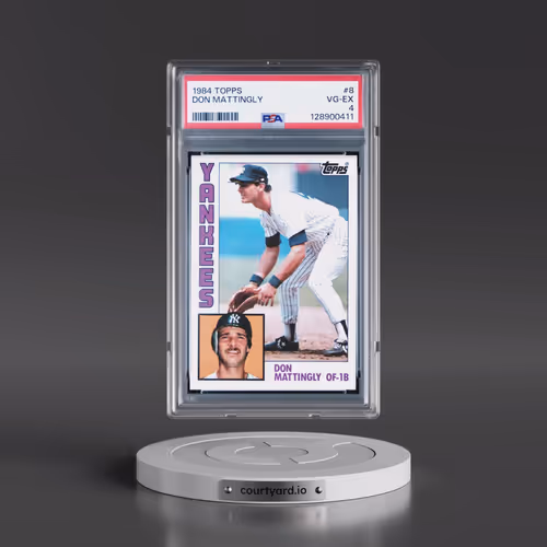 1984 Topps #8 Don Mattingly (PSA 4 VG-EX)