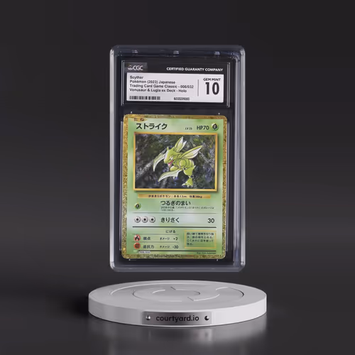 2023 Pokémon Clf-Trading Card Game Classic Venusaur & Lugia EX Deck #006 Scyther (CGC 10 GEM MINT)