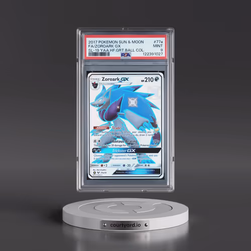 2017 Pokémon Sun & Moon Shining Legends #77a Zoroark GX - Holo Full Art 2019 Yellow A Alternate Art