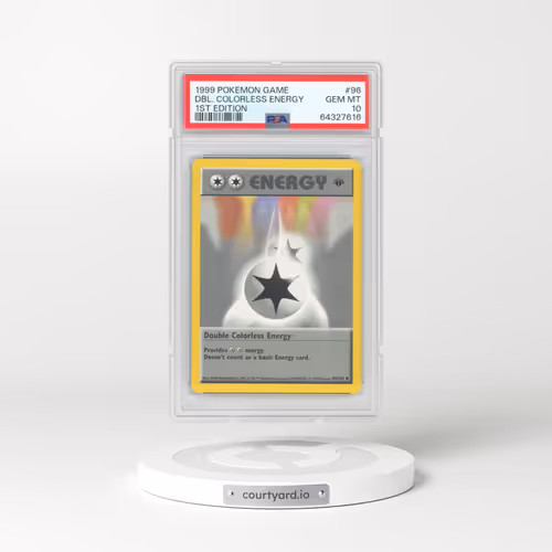 1999 Pokémon Game #96 Double Colorless Energy - 1st Edition (PSA 10 GEM MINT)