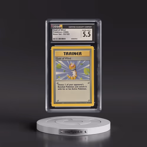 1999 Base Set #93/102 Gust of Wind (CGC 5.5 EX+)