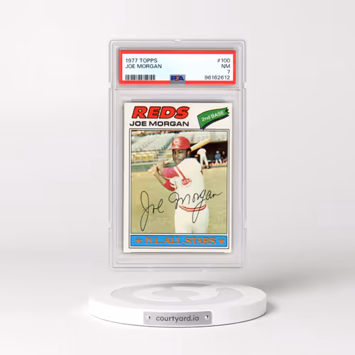 1977 Topps #100 Joe Morgan (PSA 7 NM)