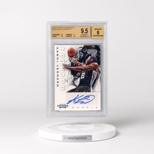 2012 Panini Contenders #263 Kawhi Leonard - Autograph (BGS 9.5 GEM MINT)