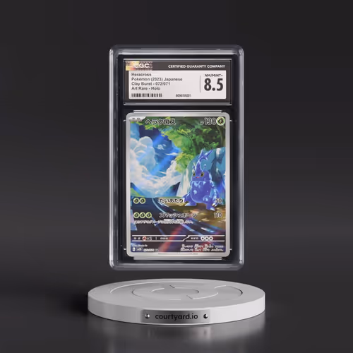 2023 Pokémon Sv2d-Clay Burst #072 Heracross - Art Rare (CGC 8.5 NM-MT+)