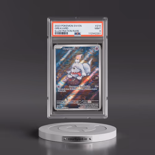 2023 Pokémon Svi EN-Scarlet & Violet #214 Greavard - Illustration Rare (PSA 9 MINT)