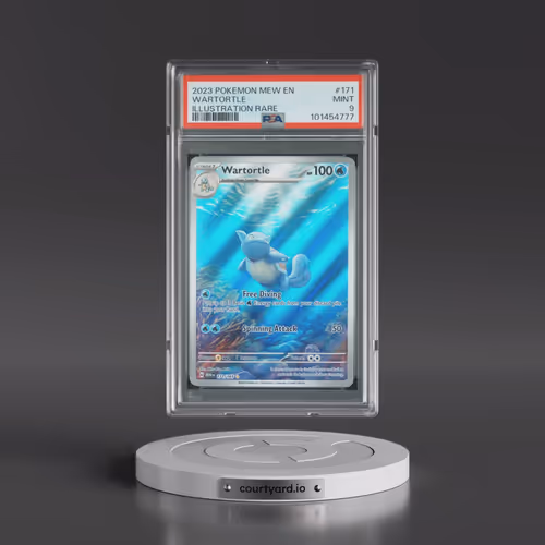 2023 Pokémon Mew EN-151 #171 Wartortle - Illustration Rare (PSA 9 MINT)