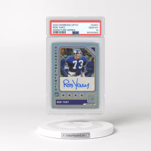 2023 Panini Donruss Optic Signature Series #SSRY Ron Yary (PSA 10 GEM MINT)