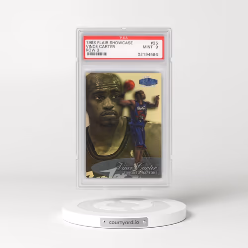 1998 Flair Showcase #25 Vince Carter - Row 3 (PSA 9 MINT)