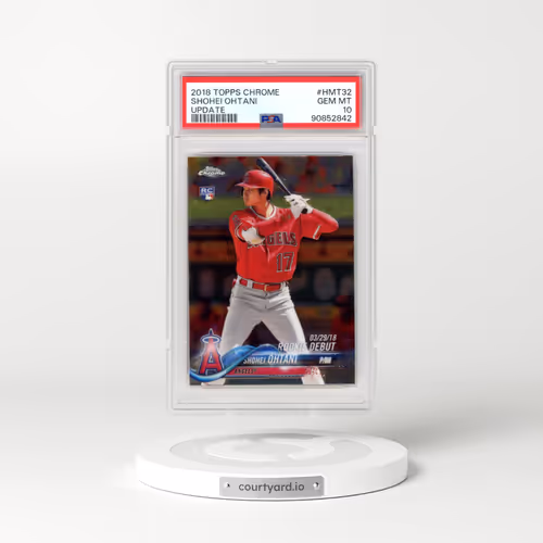 2018 Topps Chrome Update #HMT32 Shohei Ohtani (PSA 10 GEM MINT)