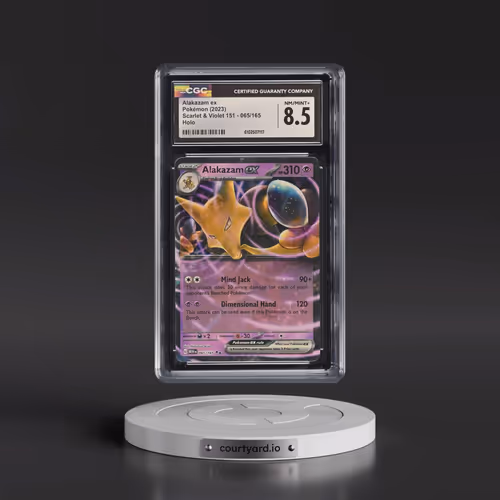 2023 Scarlet & Violet 151 - MEW EN #065/165 Alakazam ex - Holo (CGC 8.5 NM-MT+)