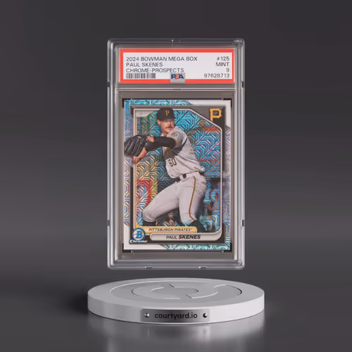 2024 Bowman Mega Box Chrome Prospects #125 Paul Skenes (PSA 9 MINT)