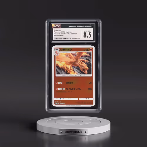 2019 Movie Pack Detective Pikachu #006/024 Charizard - Reverse Holo (CGC 8.5 NM-MT+)
