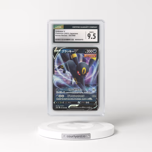 2021 Japanese Eevee Heroes #47 Umbreon V (CGC 9.5 MINT+)