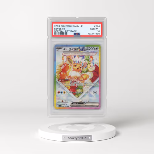 2024 Pokémon Sv8a-Terastal Fest EX #224 Eevee EX - Holo Special Art Rare (PSA 10 GEM MINT)