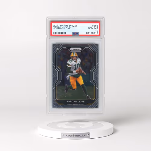2020 Panini Prizm #363 Jordan Love (PSA 10 GEM MINT)