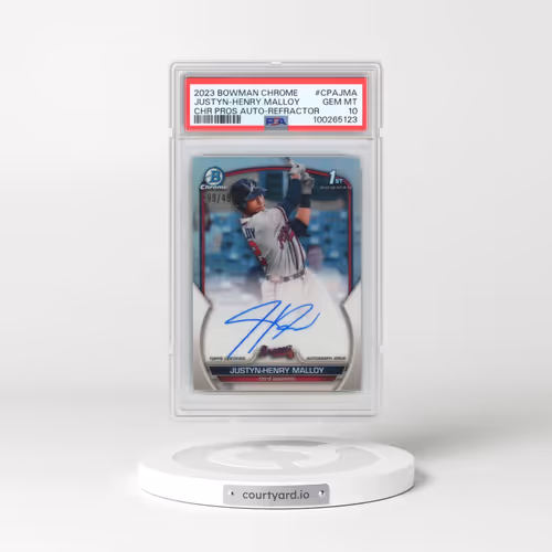 2023 Bowman Chrome Prospect Autographs #CPAJMA Justyn-Henry Malloy - Refractor (PSA 10 GEM MINT)
