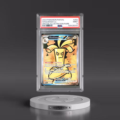 2023 Pokémon Par EN-Paradox Rift #252 Gholdengo EX - Holo Special Illustration Rare (PSA 9 MINT)