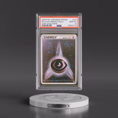 2009 Pokémon Promo #015 Psychic Energy - Holo Gym Challenge (PSA 10 GEM MINT)