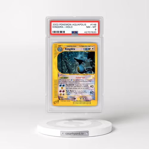 2003 Pokémon Aquapolis #148 Kingdra - Holo (PSA 8 NM-MT)