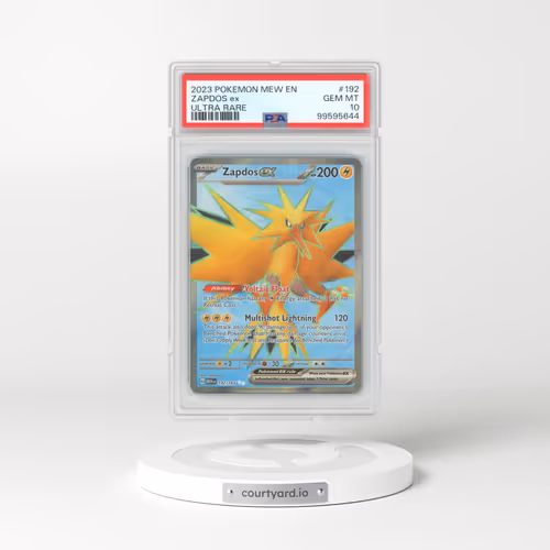 2023 Pokémon Mew EN-151 #192 Zapdos EX - Holo Ultra Rare (PSA 10 GEM MINT)