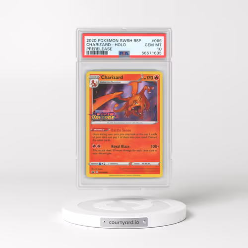 2020 Pokémon Swsh Black Star Promo #066 Charizard - Holo Prerelease (PSA 10 GEM MINT)