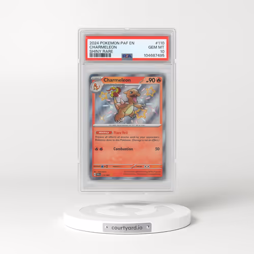 2024 Pokémon Paf EN-Paldean Fates #110 Charmeleon - Shiny Rare (PSA 10 GEM MINT)