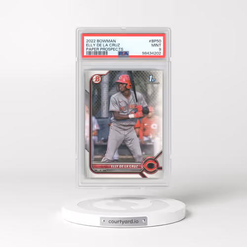 2022 Bowman Paper Prospects #BP50 Elly de La Cruz (PSA 9 MINT)