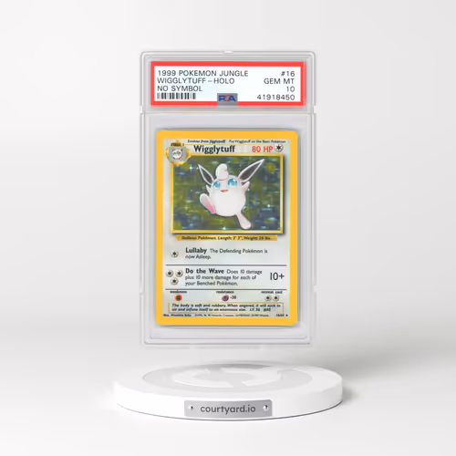 1999 Jungle #16 Wigglytuff - Holo No Symbol (PSA 10 GEM MINT)