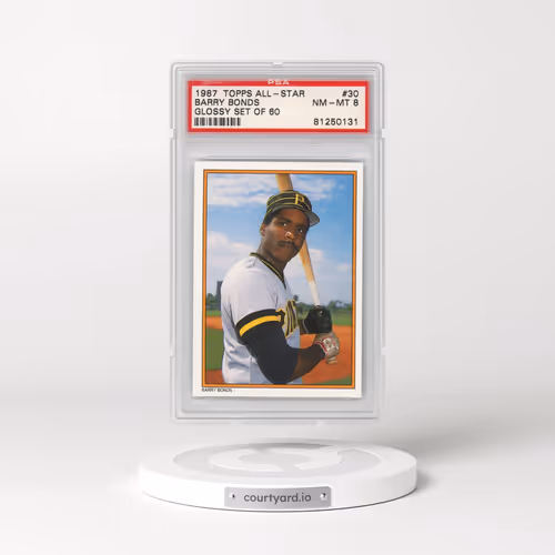 1987 Topps All-Star Glossy Set of 60 #30 Barry Bonds (PSA 8 NM-MT)