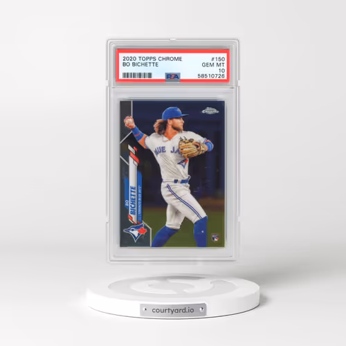 2020 Topps Chrome #150 Bo Bichette (PSA 10 GEM MINT)