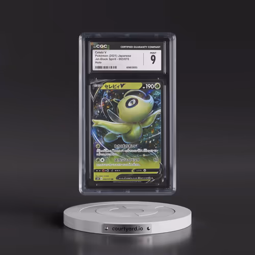 2021 Jet-Black Spirit #003/070 Celebi V - Holo (CGC 9 MINT)