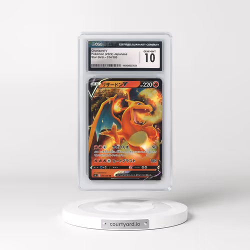 2022 Star Birth #014/100 Charizard V - Holo (CGC 10 GEM MINT)