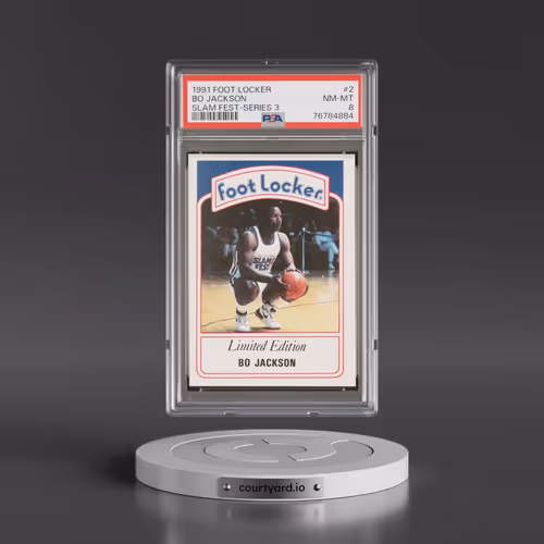 1991 Foot Locker Slam Fest #2 Bo Jackson - Series 3 (PSA 8 NM-MT)