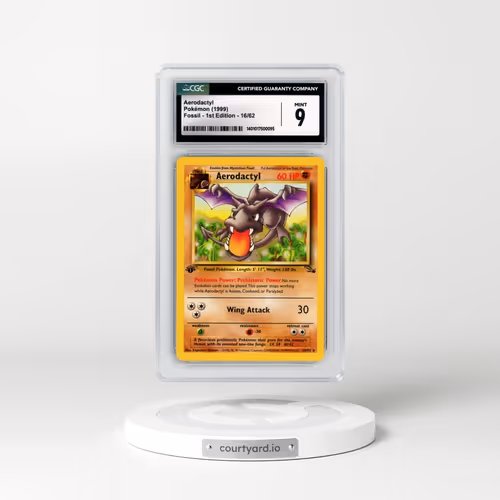 1999 Fossil #16/62 Aerodactyl - 1st Edition 1st Edition (CGC 9 MINT)