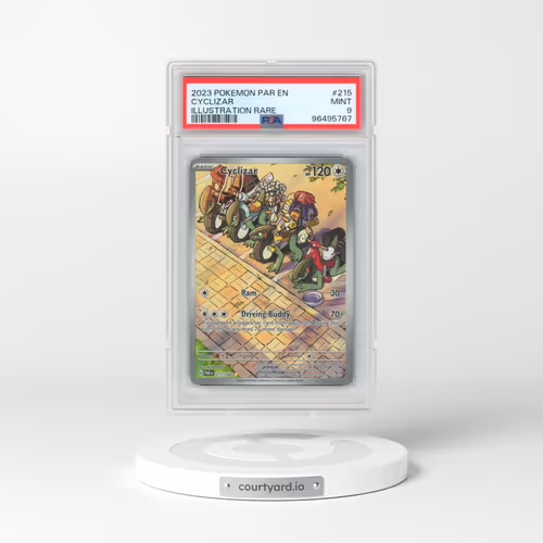 2023 Pokémon Par EN-Paradox Rift #215 Cyclizar - Illustration Rare (PSA 9 MINT)