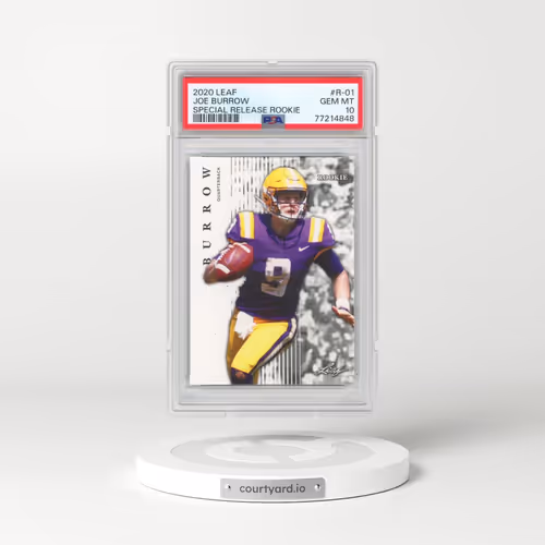 2020 Leaf Special Release Rookie #R-01 Joe Burrow (PSA 10 GEM MINT)