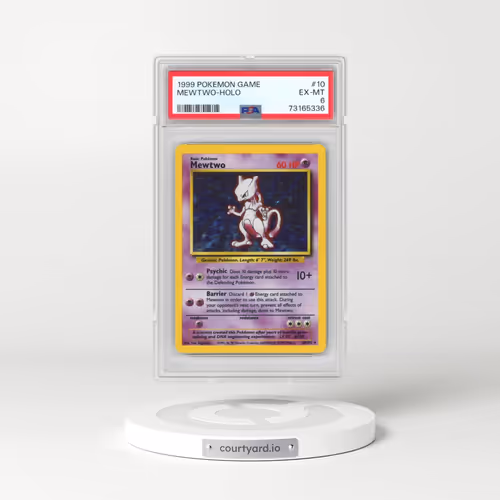 1999 Pokémon Game #10 Mewtwo - Holo (PSA 6 EX-MT)