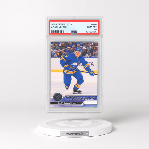 2023 Upper Deck #474 Zach Benson (PSA 10 GEM MINT)