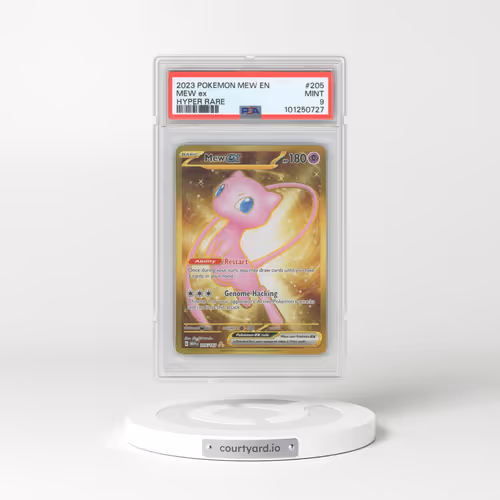 2023 Pokémon Mew EN-151 #205 Mew EX - Holo Hyper Rare (PSA 9 MINT)