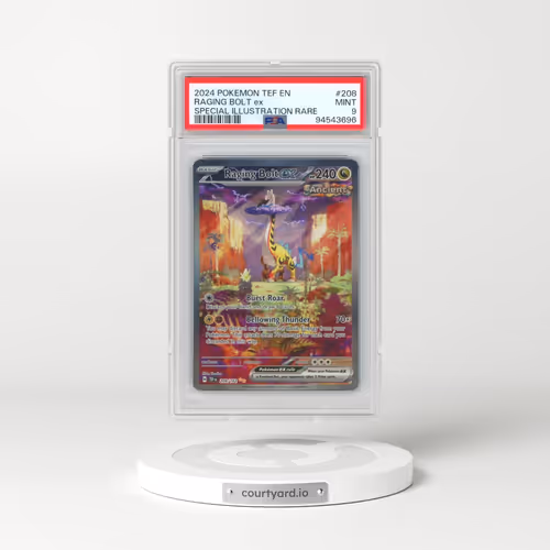 2024 Pokémon Tef EN-Temporal Forces #208 Raging Bolt EX - Holo Special Illustration Rare (PSA 9 MINT