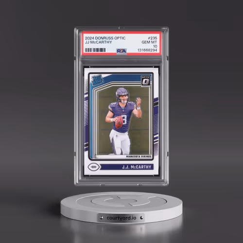 2024 Panini Donruss Optic #235 JJ McCarthy (PSA 10 GEM MINT)