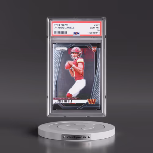 2024 Panini Prizm #347 Jayden Daniels (PSA 10 GEM MINT)