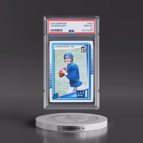 2025 Panini Donruss #400 Jaxson Dart (PSA 10 GEM MINT)