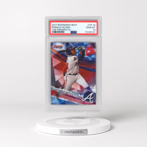 2017 Bowman's Best Top Prospects #TP-10 Ronald Acuna (PSA 10 GEM MINT)