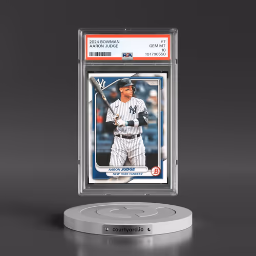 2024 Bowman #7 Aaron Judge (PSA 10 GEM MINT)