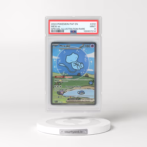 2024 Pokémon Paf EN-Paldean Fates #232 Mew EX - Holo Special Illustration Rare (PSA 9 MINT)
